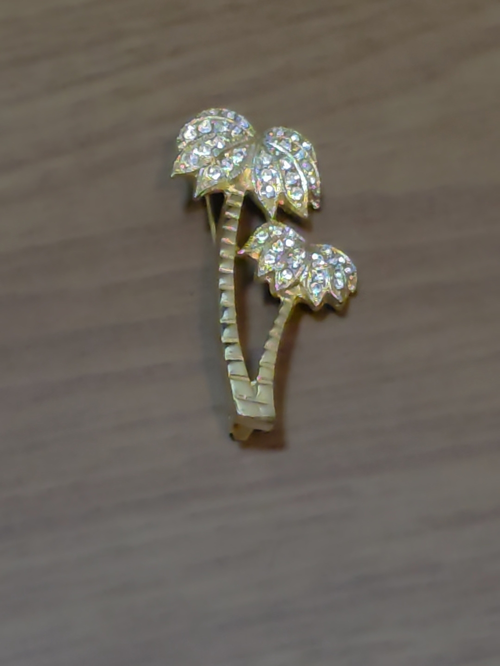 Vintage Palm Tree Brooch